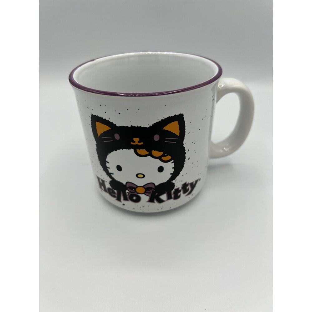 Sanrio Hello Kitty Halloween Trick Or Treat Ceramic Mug Cup 20 Oz White